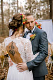 I ordered this dress on a whim after a last minute decision to elope. The dress fit perfect and it's beautiful in person! It could definitely compete with bridal store quality. I got so many compliments after we released our wedding photos. - Kelsey Y.