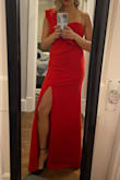 Beautiful dress. I had to have it hemmed by approximately 2 inches but it was fabulous. - Ashley B.