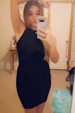 this is my first time ordering anything online, clothes really, especially off of Lulus! and I've got to say, this dress is very flattering and i am very satisfied with my purchase. When I do purchase clothes, I'm looking for mediums, but I read a lot of other reviews on this dress, and many said that they could have went a size down, so that's what I did, and I'm GLAD I did. very affordable as well. and came in VERY QUICKLY. overall, just so happy with the customer service of Lulus! doing great things, being so friendly and helpful. SO RECOMMEND! - Rebecca L.