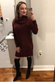 Great for a night out in the winter with some over the knee boots! - Alison P.
