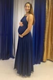 This was the only dress I could find that would be long enough for my baby showers. The top was a bit loose because I had to go up a size but I am very happy about this purchase. - Olivia T.