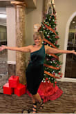 I normally wear black for NYE but decided to do something different and this dress didn't disappoint! Fits true to size and was easy to move around it! - Kelly P.