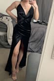Awesome simple dress! Fits well and even though low cut doesn't show too much. Love! - Bryn P.
