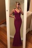 I ordered this dress for my junior prom coming up in May and after posting this pic of me to my school's prom dress page, I have received sooo many compliments on the color and the way it fits me in general!!! The quality is so nice, the color is so vibrant, and the length fits me perfectly being a little bit on the taller side. The material is also thick so you wouldn't even have to wear a bra or anything like that if you didn't want to. I am so happy with my purchase The price for a dress of this quality is insane!!! Such a good deal for such a pretty dress. I'm so excited to wear it!!!!! - Allyson S.