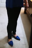 I was skeptical to order because I have a wide foot. Most flats are usually to narrow, but these fit great. So I'd say they run a little large. The blue suede is a beautiful color and I received lots of compliments at the Elvis event I wore them too! - BRENDA S.