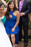 I absolutely adore this dress. I have worn it to a couple weddings last year. Makes your cleavage pop. I don't wear a bra with it. - Kristina H.