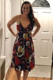 This dress exceeded my expectations. It looks designer. I was even able to wear it without a bra. It slims you at the waist and hides any sins below. Perfect for wedding, date night, or brunch!!! - Kelly R.