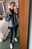 I AM OBSESSED! I wear this jacket literally everyday! The removable pink faux fur collar is so me and I rarely remove it. It runs a little large but I like the oversized look. Perfect denim jacket! - Katelyn D.