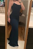 This is the dress I choose!! Love the way it fits and I love the built in padding in the chest area. Also love the adjustable straps because I am smaller chested. Some people might not like the back because it is kinda funky but I love it!! I will probably get it hemmed at the bottom because it is a bit long - Corrine B.