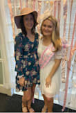 I loved this dress online and the reviews seemed promising so I ordered it for one of my bridal showers. While this dress was GORGEOUS in person... it was not flattering on me. It was very tight on the top of my rib cage (bellow my chest area) and I felt so uncomfortable the entire time. (And no if I would've sized up it would've been too big. The shoulder part of this dress was VERY roomy on me it was literally just right bellow the chest area that was tight) I got SO many compliments because the dress is gorgeous I just personally didn't like it for my body type. If you have no curve what so ever I think this would be perfect for you. I gave 3 stars because it was really great quality it just didn't work for me. - Hannah T.