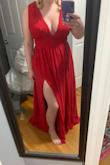 Bought this dress as a backup for a photo shoot. Loved it so much, decided to keep it for another future event. Great fit and sexy slit! - Lauren W.