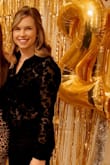 This shirt was perfect for New Year's Eve so I wasn't cold! - Olivia E.
