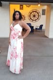 This dress is perfect especially if you are tall and curvy. The A line design is complimentary to height and figure. The dress flows as you walk. It's SUPER gorgeous and you'll feel like a million bucks in it!!!! Load of compliments. - Virginia M.