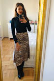 This skirt is a must. love how it hugs my body and the many ways it can be used through all the seasons!!! - Shakira M.