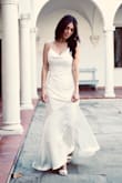 I bought a small. Was perfect on the bust, but had to take in the waist in.
In the end, it was my perfect weeding dress! - Evelia A.