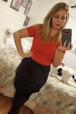 The fit was amazing! Great material and stretchy! Good length as well! - Rachel D.