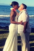 Purchased this dress for 15 year wedding vow renewal in Hawaii. I was nervous about buying it without trying it on but it fit perfect. I'm 5'8, athletic built and the dress hugged and slimmed in all the right places. Good material (thick but not too heavy for 80 degree Hawaii weather). It was perfect and absolutely made me feel beautiful. Highly recommend. It does run long but it was great for me since in a little on the taller side. - Tiffany A.