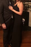 Beautiful dress that I wore for NYE. Material is great quality, dress is form fitting and very flattering. Dress is dual layered with the outer layer being a mesh material. Received compliments all night long. - Karlene R.