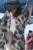 I wore the kimono with the suit as pictured for my bachelorette party! I loved it! - Rebecca B.