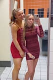I bought this dress for a winter formal, but it came in with holes. They sent me a replacement, which also had holes. I was very disappointed considering I really liked this dress. Lulus customer service was fantastic and sent me another replacement, but this time they checked for holes before it was sent. I finally received a dress with no holes in time for the dance. I received so many compliments on my dress, it wasn't itchy at all, the material is very soft and comfy, I'd recommend this dress 1000 times! It doesn't show too much and is the perfect amount of formal and flirty. Love love love!!! - Regan G.