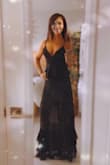 Adorable black dress. I picked this one for a wedding but had to change plans as it ended up too sexy. Great for a romantic date! - Simone A.
