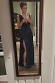 The dress fits very well! I was a little worried about the bust but it's snug, I don't think I well even need to worry about fashion tape. The only thing I will be adjusting is the length since I am I wasn't blessed in the high department. - Dezarai C.