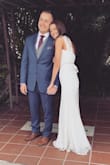 This dress was perfect and absolutely beautiful. Amazing quality and I couldn't have asked for a better one. I wore flats but I could've worn 2 in heels and the dress still would've touched the floor. The only thing I could've asked to be different is the sleeves to be a little shorter/tighter. - Brianna A.