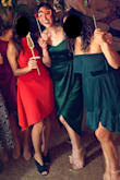 One of my most favorite purchases from Lulus. I wore this to my friends' wedding. It was a little loose, but not so much that I'd want to return it. The satiny finish felt amazing. The jeweled tone green was gorgeous. I felt comfortable all day/night. And I kept getting compliments on how beautiful my dress looked. - Elizabeth F.