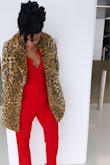 I love this coat! It fits well, and is actually really warm. The only flaw is that is does shed a little. - Teiah L.