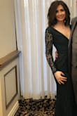 I wore this dress to a gala, and I absolutely loved it. I had so many compliments from people as it was really unique. The only thing is I'm fairly small chested it was awkward at times with the deep v. - Meaghan R.