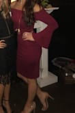 Doesn't hide much, but it's a great dress and I loved the sleeves. - Sara N.