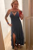I absolutely love the fit.  Perfect for larger chest, flattering on the waist.  This dress is a must - Michelle C.