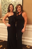 It was just a tad loose around the chest area. I ordered a M (6) but I probably will leave it. Nice material, heavy. Perfect length. It was a gorgeous dress! - Joy M.