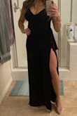 Love this jumper!! I had the length shortened and the straps shortened. Didn't have to wear a bra which is unusual for my bust size. Great material!! - Amber A.