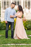 I used this for my engagement shoot. So gorgeous. True to size I just wish you could have made the straps a little tighter. (I have a bigger chest). - Michelle B.