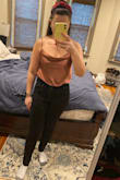 Perfect for date night. Adjustable straps make for the perfect top. Probably could have gone a size down but perfect! - Katherine P.