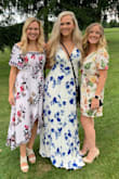 I always have a difficult time finding dresses that fit me just right. Not only because I'm tall but curvy through my hips and thighs. I also hate my feet so having a maxi dress that stops at the ankles is never an option for me. I ordered a large and this dress not only dragged perfectly on the ground but was extremely comfortable as well. - Brooke O.
