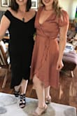 I bought this for my sister's wedding and it was perfect. I had to safety pin the top to keep it from showing my bra but otherwise it was great. - Victoria H.