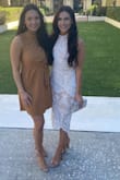 I LOVED this dress for my wedding weekend. I got so many compliments on it and it truly looks expensive, almost designer quality. The fabric does not stretch, but I found the small a tiny bit big in the bust so I took it in a little and it fit perfectly. - Alayna B.