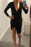 I love the sexiness of this dress. I was worried about a slip on top but it fit well and keeps the girls contained. It will be perfect for my Vegas trip! - Wendy S.