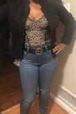 This bodysuit was a perfect match!!! I loved it. It fit perfectly. I'm in between sizes as I've been losing weight and I felt very comfortable in this bodysuit - Makiah B.