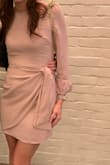 This dress was comfortable all night. I wore it to a wedding and was able to eat and dance. The dress kept its shape and I would definitely recommend it! - Rebekah H.