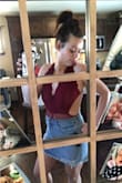 Tight but cute!  Excited to wear in Vegas!  Super cute,  and love the lace - Josie L.