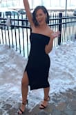 LOVED THIS DRESS! I wore it to a wedding in Denver & I loved it! Super comfortable. Very simple but elegant. This was my first purchase from lulus & it definitely won't be my last! It came fast & was an affordable price. - Klarisa F.
