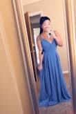 This dress fits like a glove! I'm short so I will obviously need it hemmed but it fits beautifully in every other place. So excited to wear this for my friend's wedding! - Hannah M.