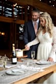 I bought this dress as a back up to another dress I ordered for my elopement  but once it tried it on I fell in love with it even more than my first choice! I did dye it an ivory color (Used Rit Synthetic dye) and it turned out perfect! The fit was great and long enough to wear with heels! - Megan T.