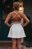 This dress is stunning! I am about 5'6" & 145 pounds & ordered a medium & it fit well. It wasn't very supportive in the boob area so my mom had to take in some of the straps but other than that it was perfect! I wore it to my high school formal. - Jaylyn S.