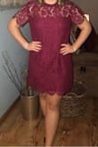 Wore this to a dance and it was gorgeous. The color was beautiful and I received a ton of compliments! I totally recommend this dress to anyone looking for something a little bit looser, but still classy and done- up! Get this dress!! - Paige M.