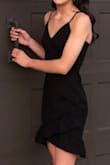 I bought this for my daughter's 7th grade formal. She picked it out online & I admit I was a little worried about the quality & fit. However, I was very surprised & pleased at both the quality of the material & the fit!  We will definitely be buying from Lulus again and again! - Dr. E.