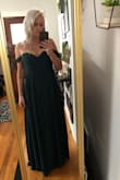 I'm 5'9 and 150lbs. I had ordered a medium green and initially received a small navy. Lulus sent out the correct dress and I received it several days later. Here are my concerns... 1. The navy small arrived in a bag with Chinese lettering, and the dress had a smell. 2. Even though  the dress was 100% incorrect, the bag, invoice, tags, etc all said Emerald Medium. 3. For a gal with boobies... this is revealing, especially for a wedding 

All in all, the replacement is beautiful, just a little revealing for my taste. - Maija N.